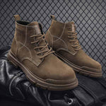 MEN'S RETRO LACE UP CASUAL BOOTS 19348515YL