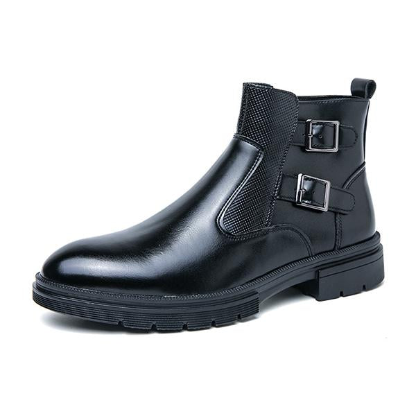 MEN'S POINTED FASHION CHELSEA ZIPPER BOOTS 94703997YL