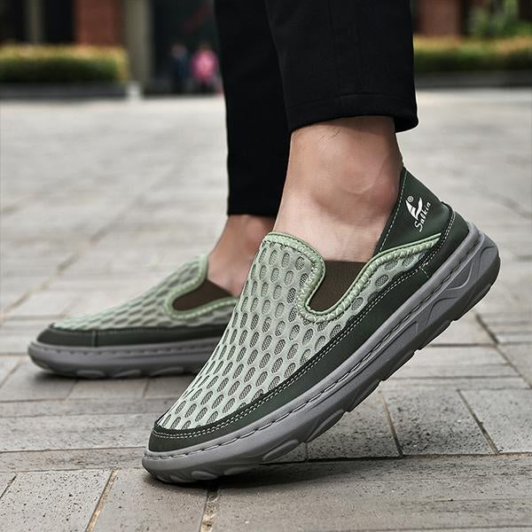 MEN'S SLIP-ON NON-SLIP CASUAL MESH SHOES 57316509S