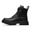 MEN'S FASHION THICK SOLE SIDE ZIPPER LACE-UP BOOTS 82155502S