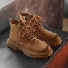 MEN'S THICK SOLE CASUAL LACE-UP WORKER STYLE BOOTS 27138749S