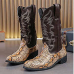 MEN'S FASHION CHRISTMAS FESTIVAL COWBOY BOOTS 12922885YL