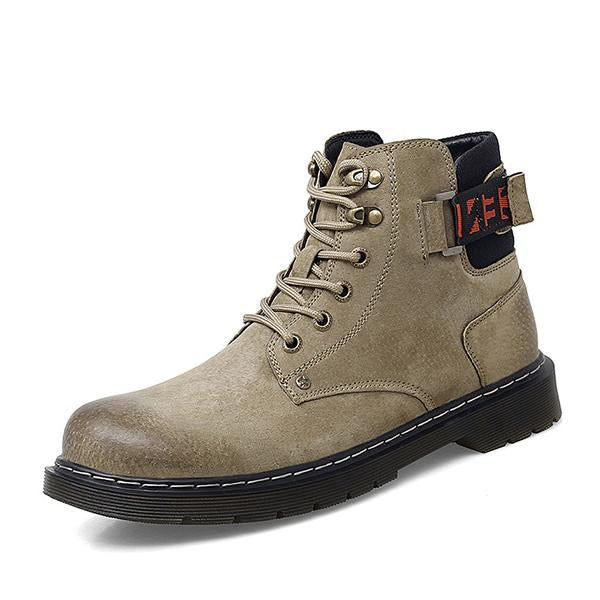 MEN'S RETRO LACE UP CASUAL BOOTS 16820879YL