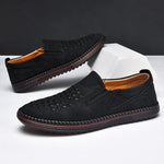 MEN'S FLAT HAND-SEWN SLIP-ON CASUAL SHOES 89090104S