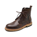 MEN'S STYLISH RETRO LACE-UP BOOTS 95209738S