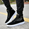 MEN'S CASUAL LETTER HIGH TOP CANVAS SHOES 34738690S