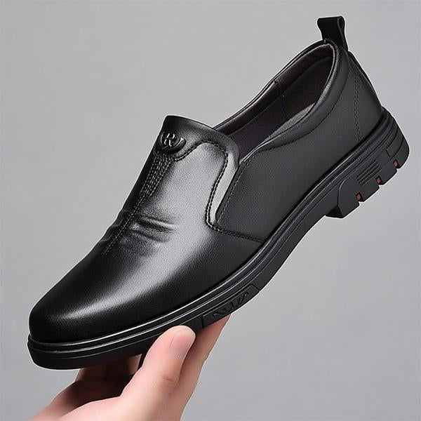 MEN'S CASUAL LEATHER DRIVING SLIP-ON SHOES 65607981S