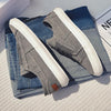 MEN'S RETRO WASHED DENIM SLIP-ON CANVAS SHOES 18814769S