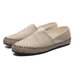 MEN'S LINEN CANVAS SLIP-ON ESPADRILLES 59815735S