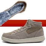 MEN'S LACE UP WARM CASUAL SUEDE SHOES 53754144YL