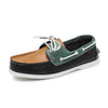 MEN'S CASUAL LACE-UP CONTRAST COLOR BOAT SHOES 65161175S