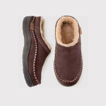 MEN'S HOME WARM PLUSH SUEDE COTTON SLIPPERS 32566523S