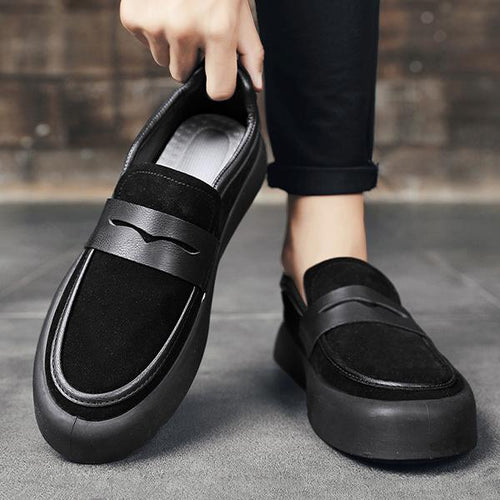 MEN'S CASUAL SLIP-ON COMFORTABLE THICK-SOLED SHOES 10223492S