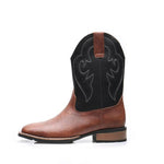 MEN'S WESTERN EMBROIDERED COWBOY BOOTS 56317945YL