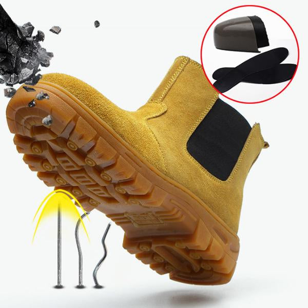 MEN'S WEAR-RESISTANT TENDON SOLE PROTECTIVE SHOES 74995914S