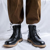 MEN'S STYLISH RETRO LACE-UP BOOTS 95209738S