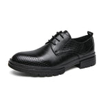 MEN'S LACE UP FORMAL LEATHER SHOES 97674144YL