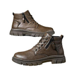 MEN'S RETRO HIGH TOP LACE-UP BOOTS 16037842YL