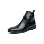 MEN'S RETRO BUSINESS DRESS LEATHER BOOTS 56384382YL