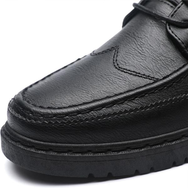 MEN'S BUSINESS LACE-UP ROUND-TOE CASUAL SHOES 01312690S