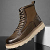 MEN'S WARM AND THICK RETRO LACE UP BOOTS 10071947YL