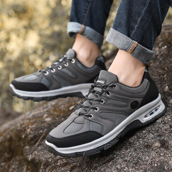 MEN'S LACE-UP OUTDOOR HIKING SNEAKERS 40789358S