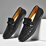 MEN'S CASUAL BRAIDED SLIP-ON LOAFERS 62220294S