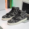 MEN'S CASUAL CAMOUFLAGE CANVAS HIGH-TOP SNEAKERS 81158803S