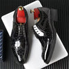 MEN'S RETRO LEATHER WEDDING SHOES 82956962YL