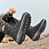 MEN'S SIDE ZIPPER WATERPROOF OUTDOOR WORK BOOTS 09418146YL