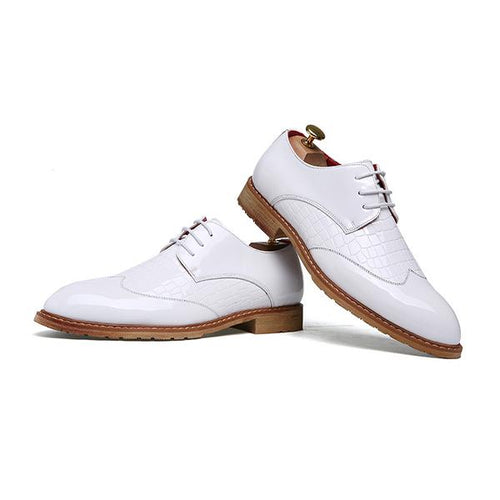 MEN'S ELEGANT SOFT LEATHER WEDDING SHOES 37022046YL