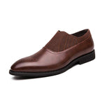 MEN'S BROGUE CARVED BUSINESS CASUAL DRESS SHOES 68964254S