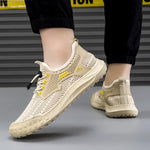 MEN'S BREATHABLE SLIP-ON HOLLOW MESH SHOES 21891899S