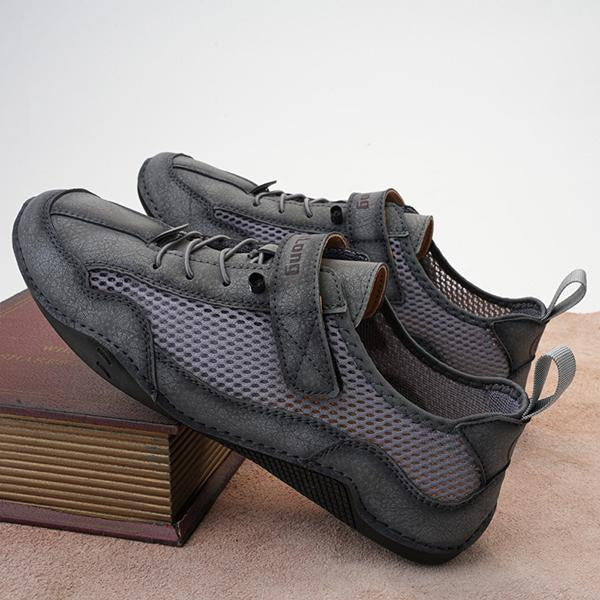 MEN'S CASUAL BREATHABLE VELCRO DRIVING SHOES 11254039S