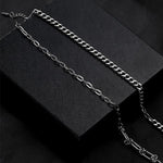 MEN'S TITANIUM STEEL VERSATILE NECKLACE 36957037YL