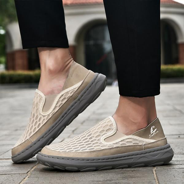 MEN'S SLIP-ON NON-SLIP CASUAL MESH SHOES 57316509S