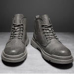 MEN'S CASUAL HIGH TOP LACE-UP BOOTS 62757819YL