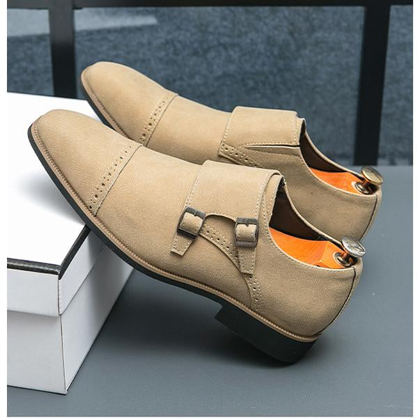 MEN'S SOLID COLOR BUSINESS DRESS WEDDING SHOES 08594503YL