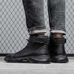 MEN'S BLACK BREATHABLE LACE UP BOOTS 70675006YL