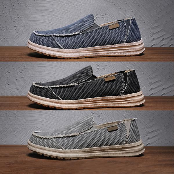 MEN'S BREATHABLE SLIP-ON CANVAS SHOES 48045020S