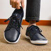 MEN'S WIDE TOE LIGHTWEIGHT SOFT SOLE LACE-UP CASUAL SHOES 52758901S