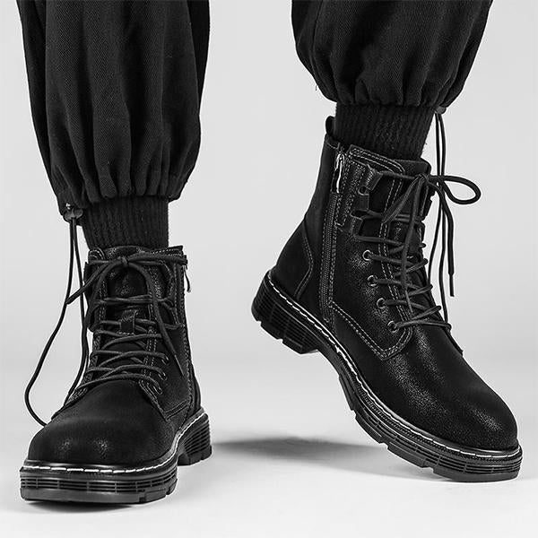 MEN'S RETRO CASUAL LACE UP BOOTS 01557943YL