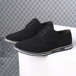 MEN'S BROGUE SUEDE LOW-TOP CASUAL SHOES 09774572S