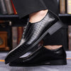 MEN'S STYLISH BUSINESS STONE PATTERN DRESS SHOES 48518761S