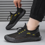 MEN'S BREATHABLE SLIP-ON HOLLOW MESH SHOES 21891899S