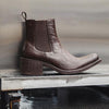 MEN'S THICK HEEL RETRO CHELSEA BOOTS 93913929YL