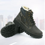 MEN'S RETRO WARM LINED LACE UP BOOTS 19823571YL