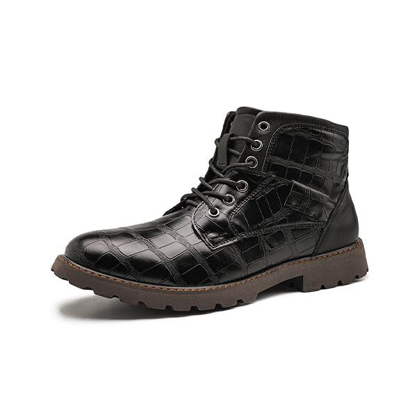 MEN'S RETRO CASUAL LACE UP BOOTS 61149458YL