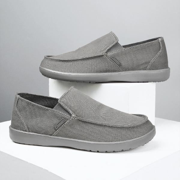 MEN'S LIGHTWEIGHT SLIP-ON BREATHABLE CANVAS SHOES 15925089S