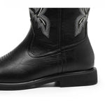 MEN'S MINIMALIST RETRO EMBROIDERED KNIGHT BOOTS 57587861YL